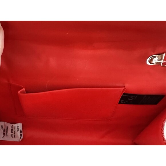 Clutch Purse Women Red Sparkling Special Occasions Prom Wedding Christmas Hoilda - Picture 6 of 10